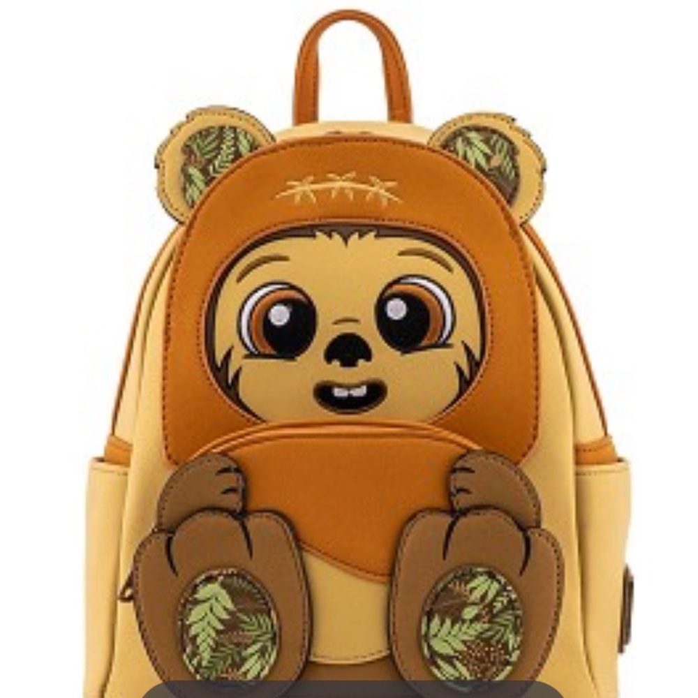 NEW- Star Wars Ewok Loungefly mini backpack